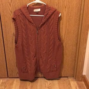 Rust Colored Sweater Vest